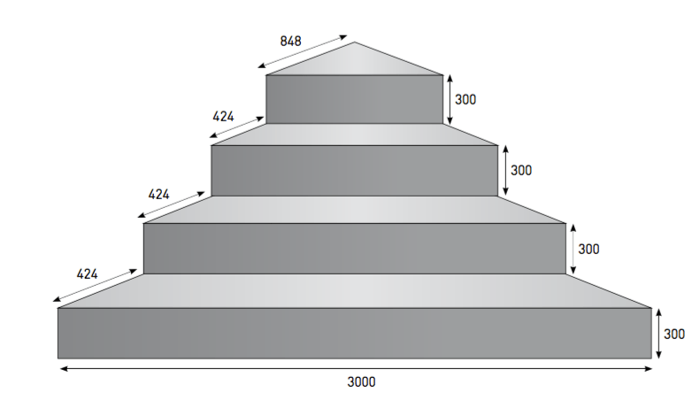 Escalier Droit Sous Liner Dom Composit En Acrylique