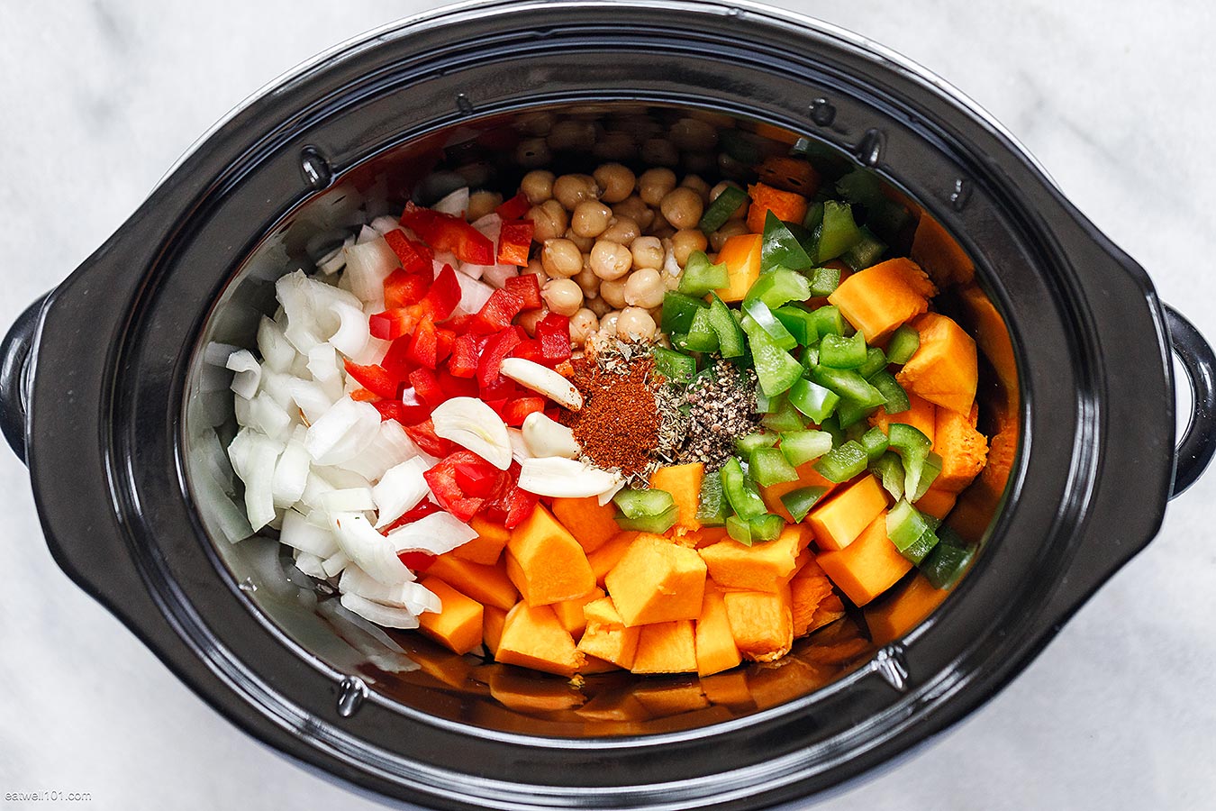 Crockpot chickpea butternut soup recipe