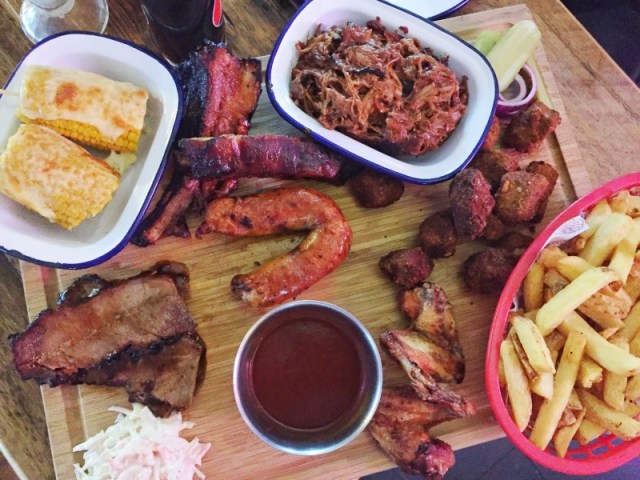 Texas Taster Platter at Smoke Stop