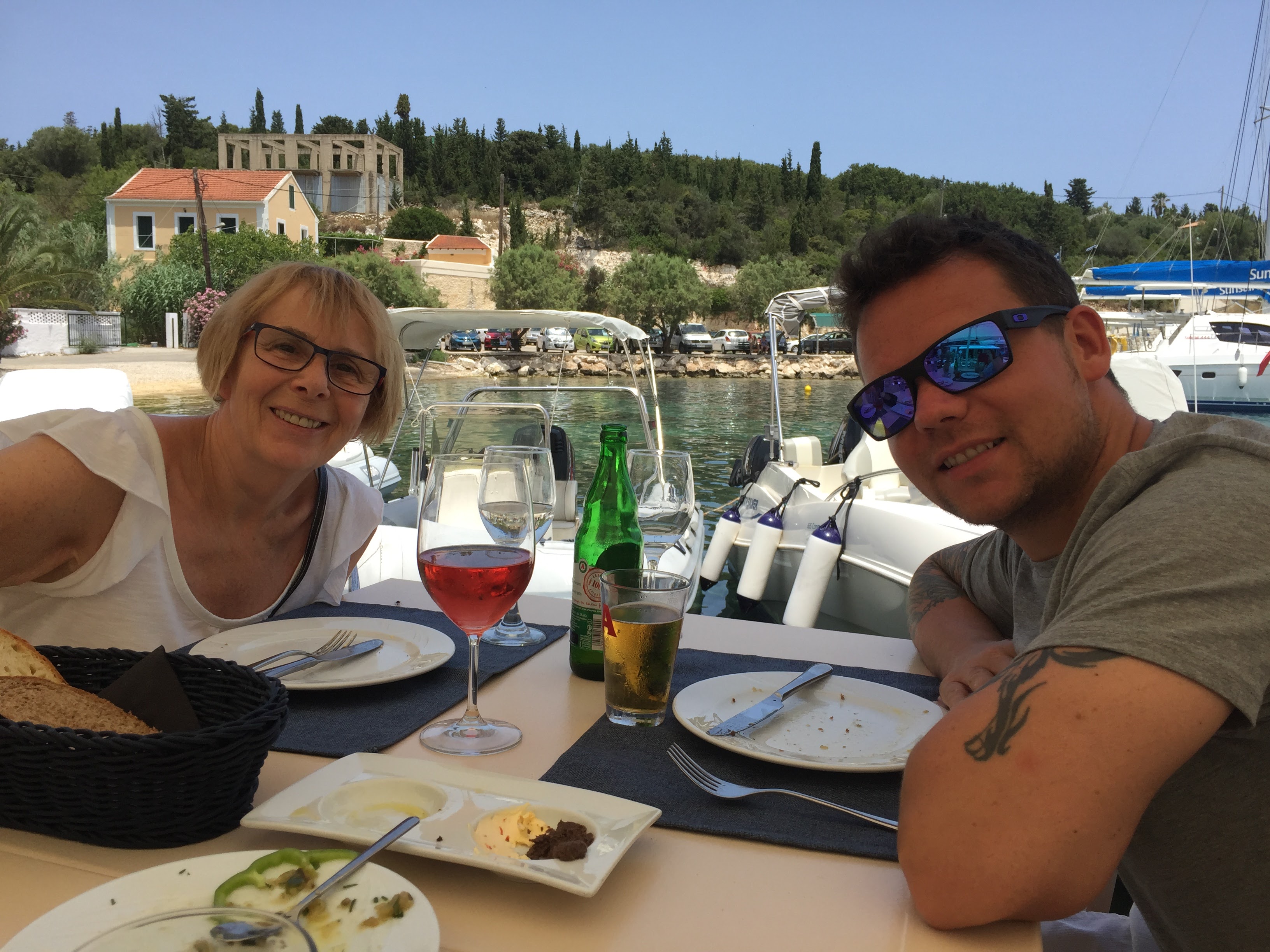 Lunch in Fiskardo, Kefalonia