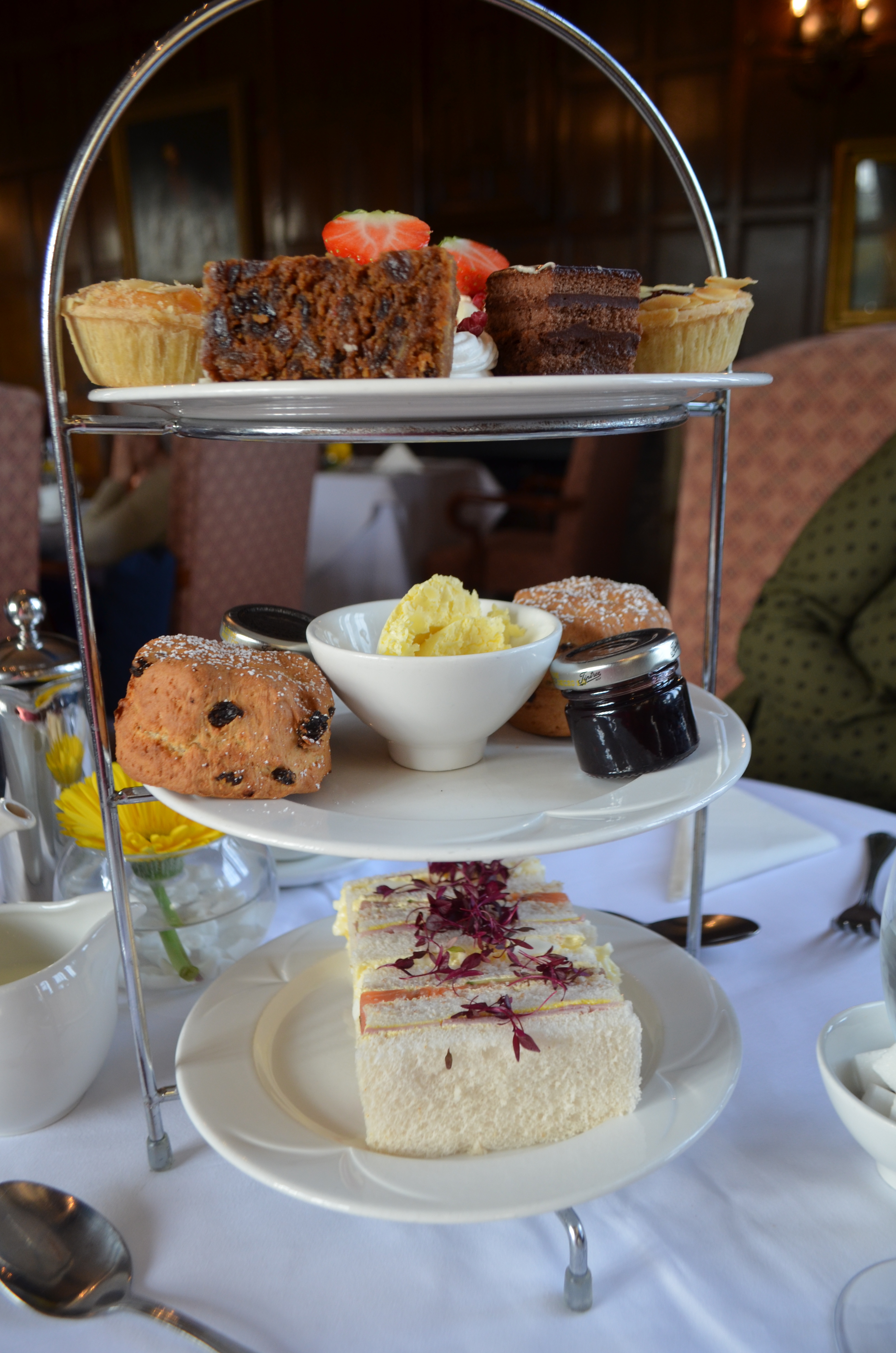 Afternoon tea at Billesley Manor