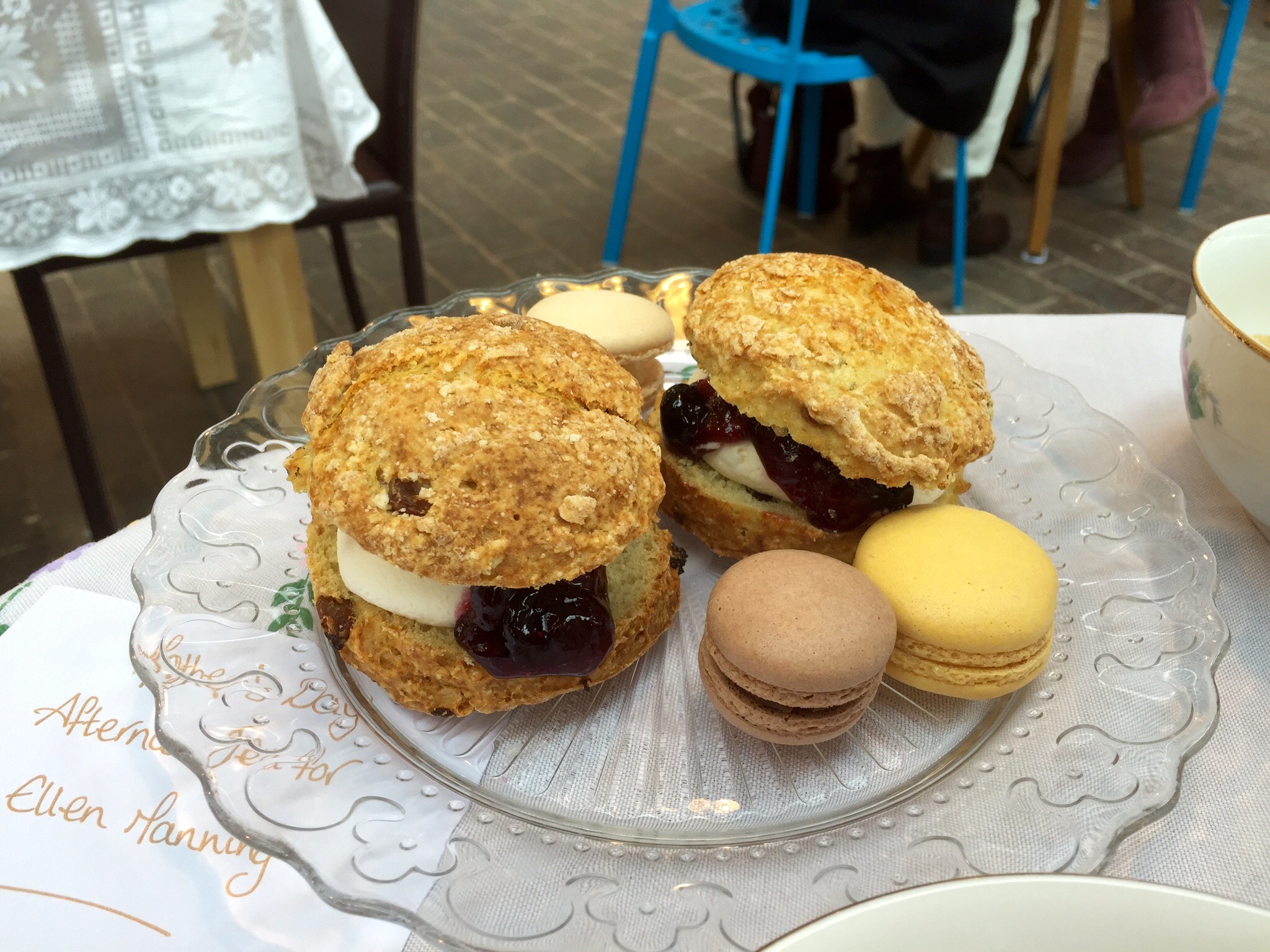 Afternoon tea at Fargo Village, Coventry
