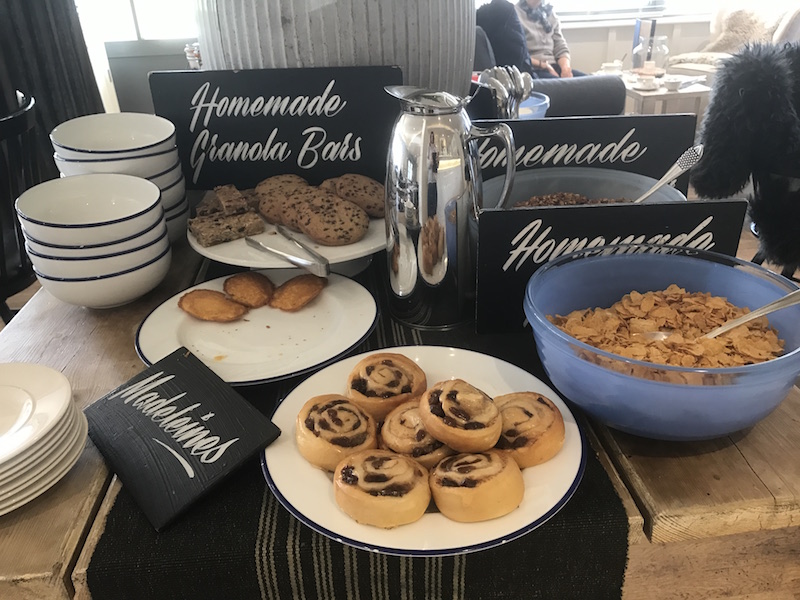 Breakfast selection at The Gallivant, Camber