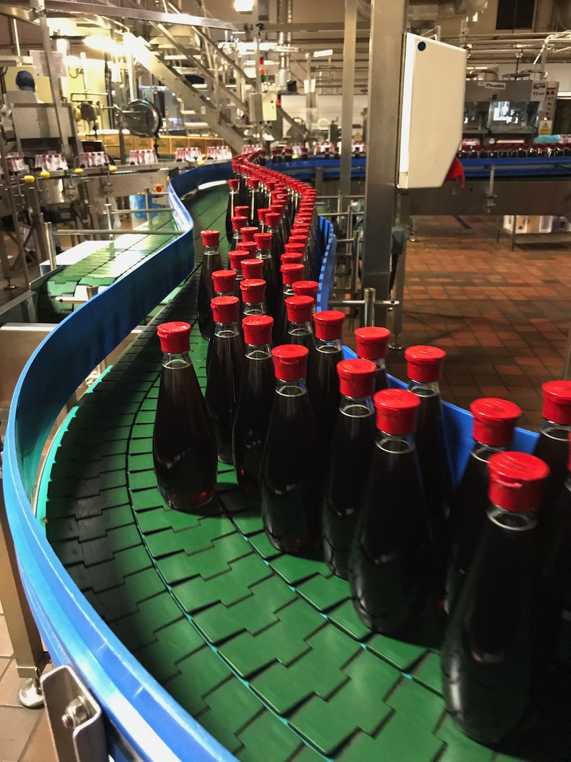 Visiting the Sarsons factory