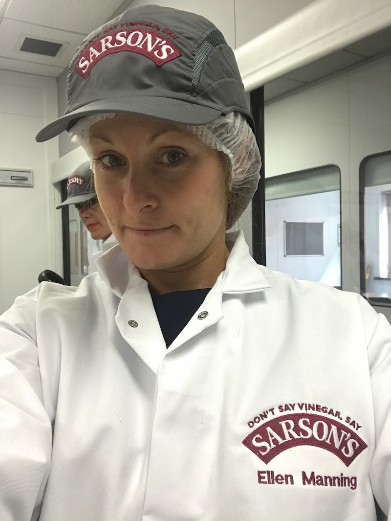 Visiting the Sarsons factory