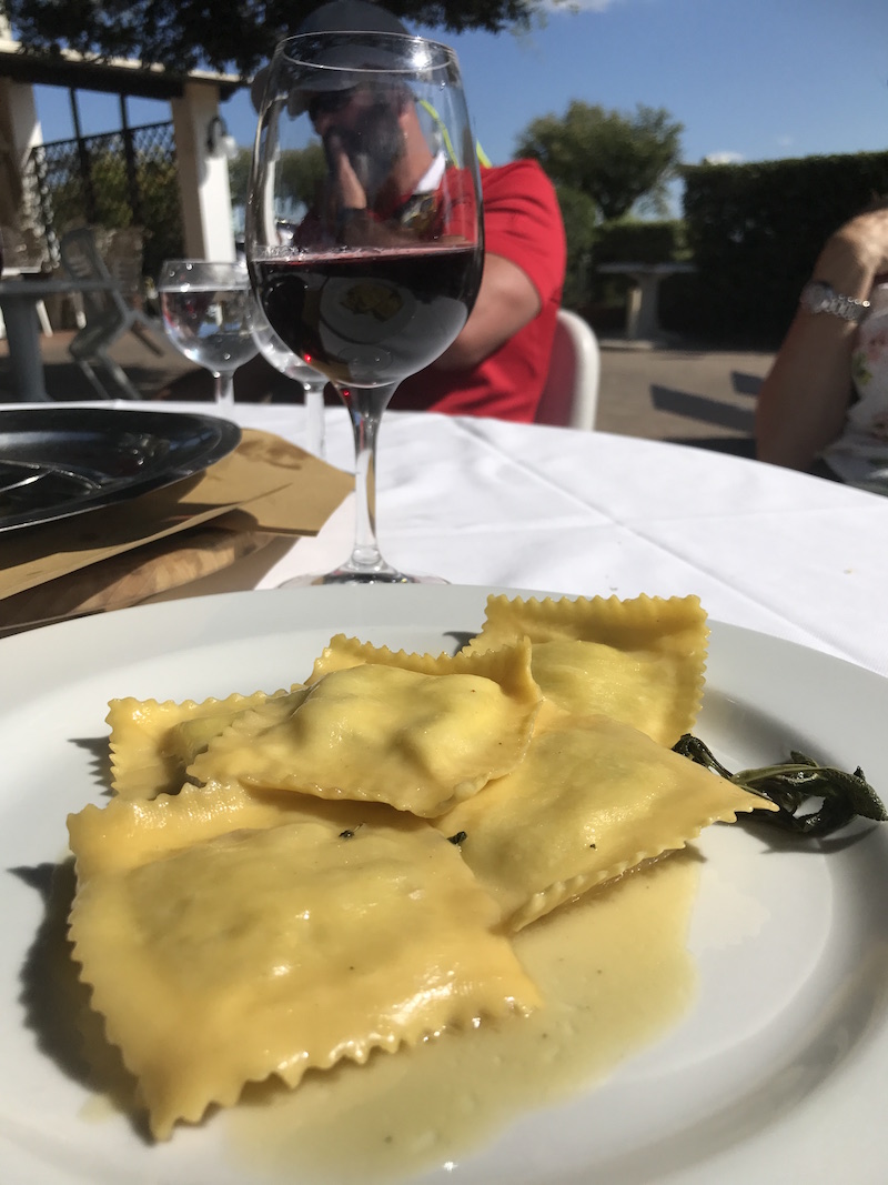Lunching in Tuscany