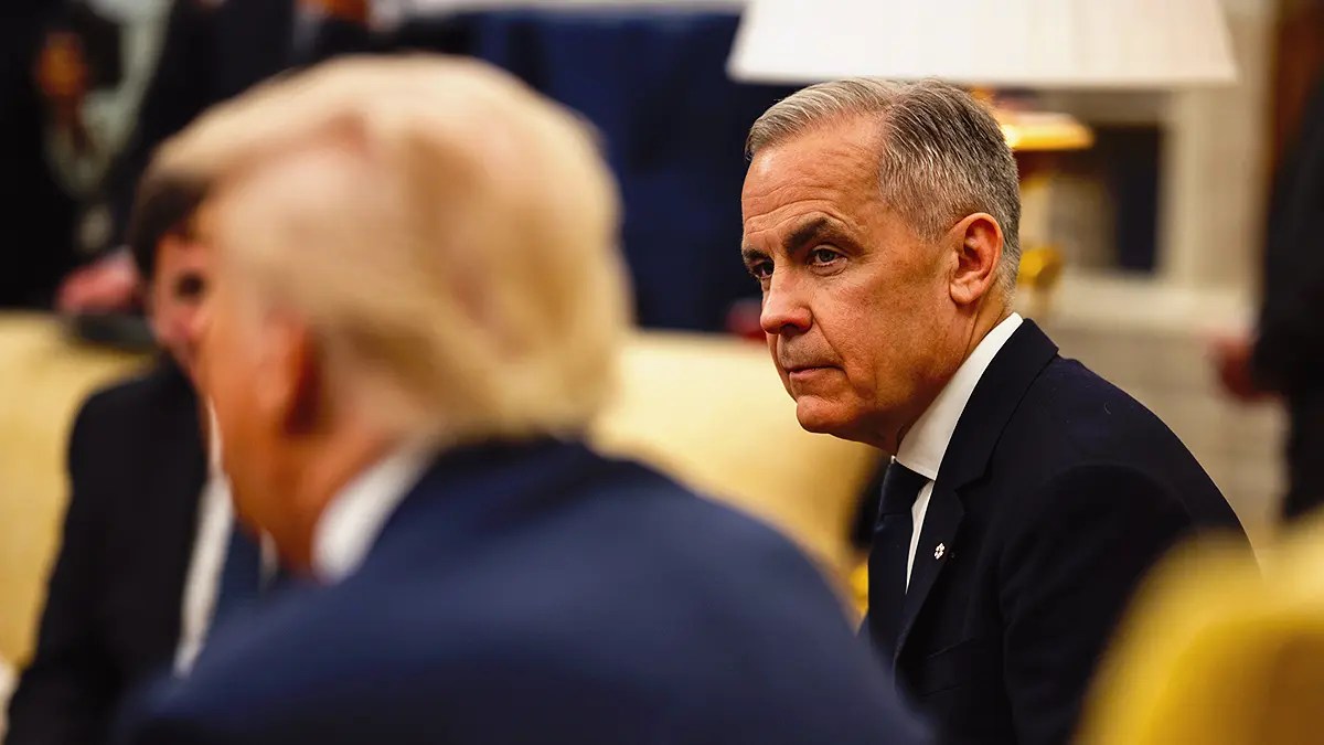 Mike Carney and Donald Trump