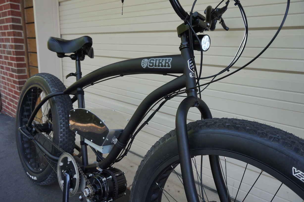 Sikk Fat Cruiser Retro MotorBike EBike KC