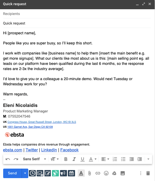 5 Salesforce Email Templates To Increase Productivity Ebsta