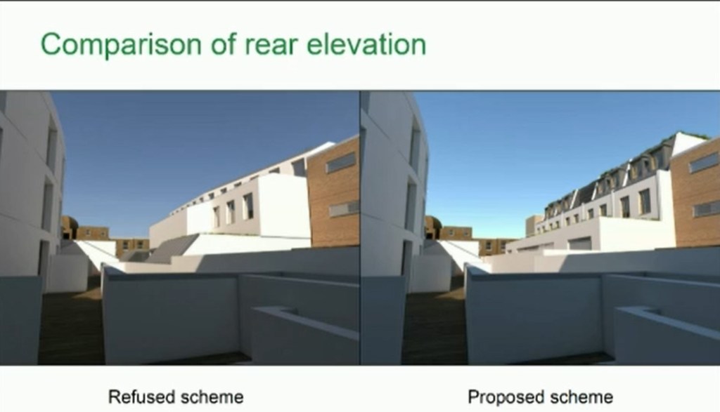 Bastwick Street, artist's impression for developers Shoham Chelmsford Ltd , council meeting screenshot