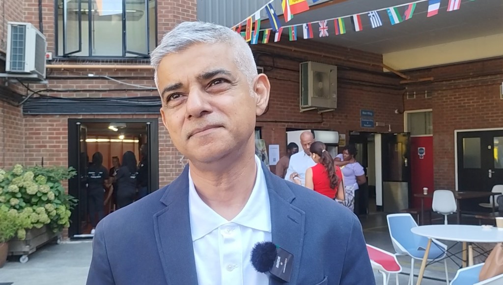 A photo of Sadiq Khan