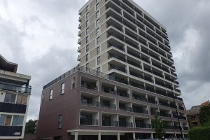 A tower block