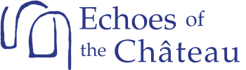 Echoes of the Chateau gates with title