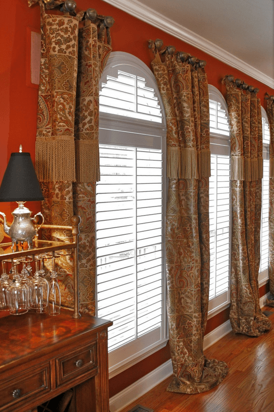 Window treatments to pair with shutters