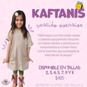 Preorden Kaftani Infantil Lirol PreLirol-KaftaniInfantil