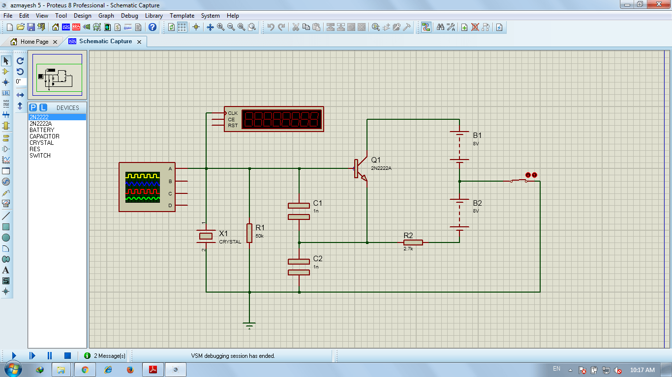 Schematic Symbol For Crystal Oscillators Circuit Diagram