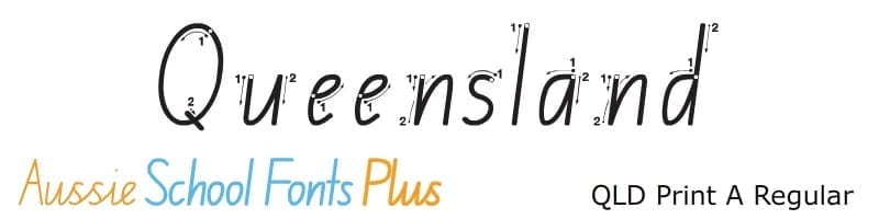 queensland modern cursive style qld edalive online learning