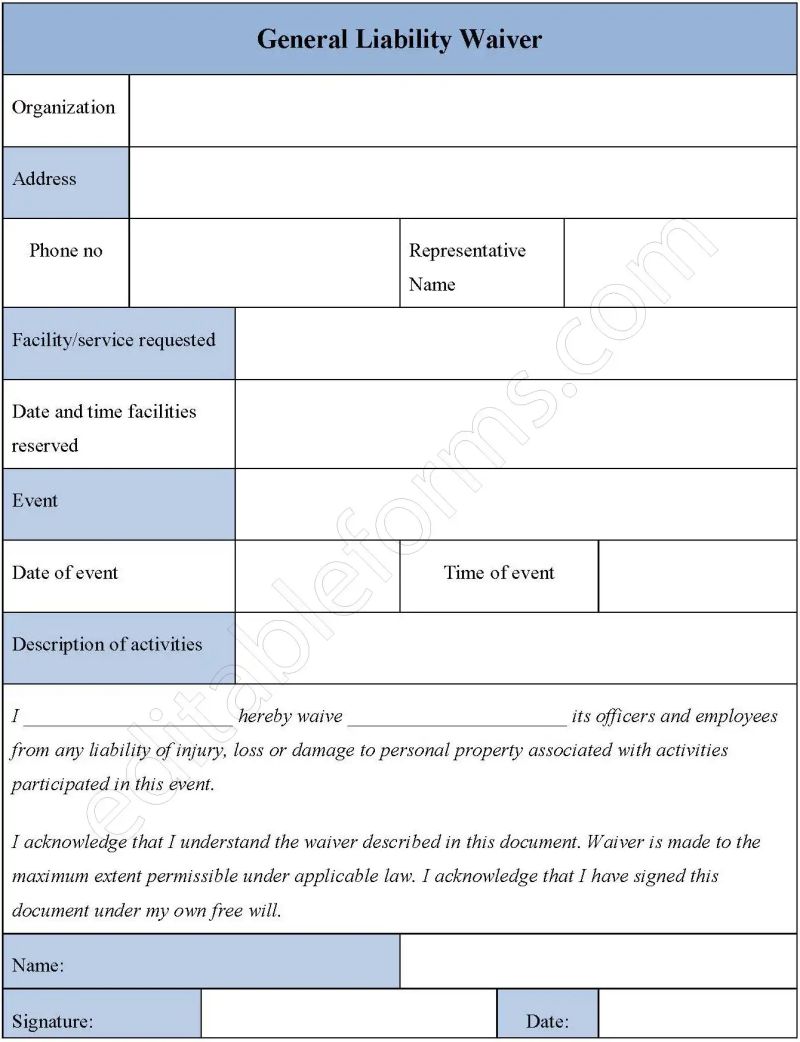 General Liability Waiver Form Sample Forms - Download Premium Colorful Pattern | 4K