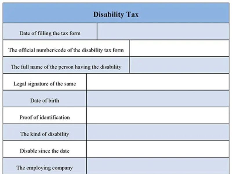 Disability Tax Form Editable Pdf Forms - Gradient Wallpaper Collection - HD Quality