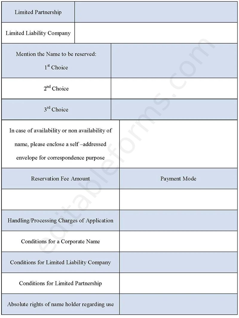 Name Reservation Form Editable Pdf Forms - 8K Gradient Arts for Desktop