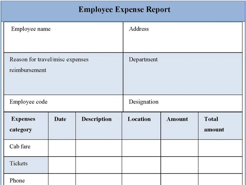 Expense Report Form Editable Pdf Forms - Ultra HD Light Textures for Desktop