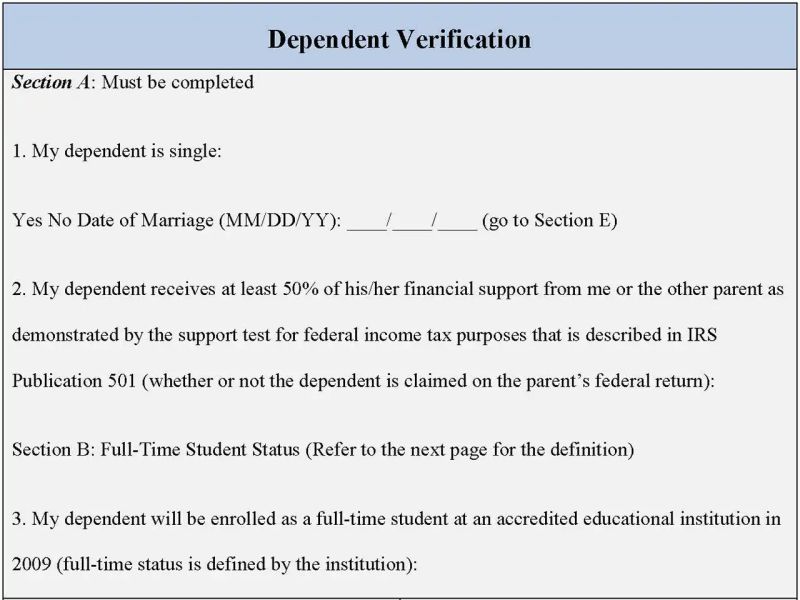 Dependent Verification Form Editable Pdf Forms - Perfect Mobile Nature Textures | Free Download