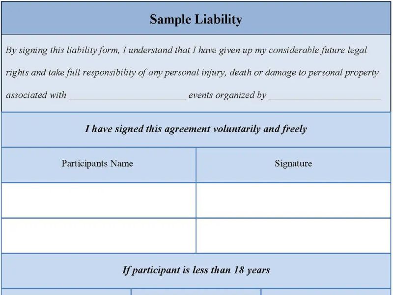 Sample Liability Form Editable Pdf Forms - Premium Gradient Background Gallery - Retina