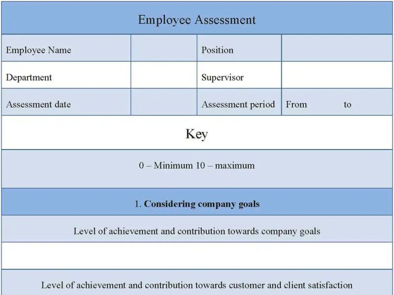 Employee Assessment Form Editable Pdf Forms - Premium Abstract Illustration Gallery - Mobile