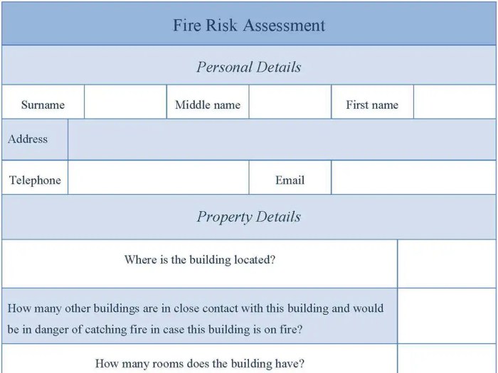 Construction Site Fire Risk Assessment Template Instructions and ...