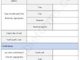 Credit Verification Form Editable Pdf Forms