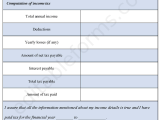 Income Tax Verification Form Editable Pdf Forms