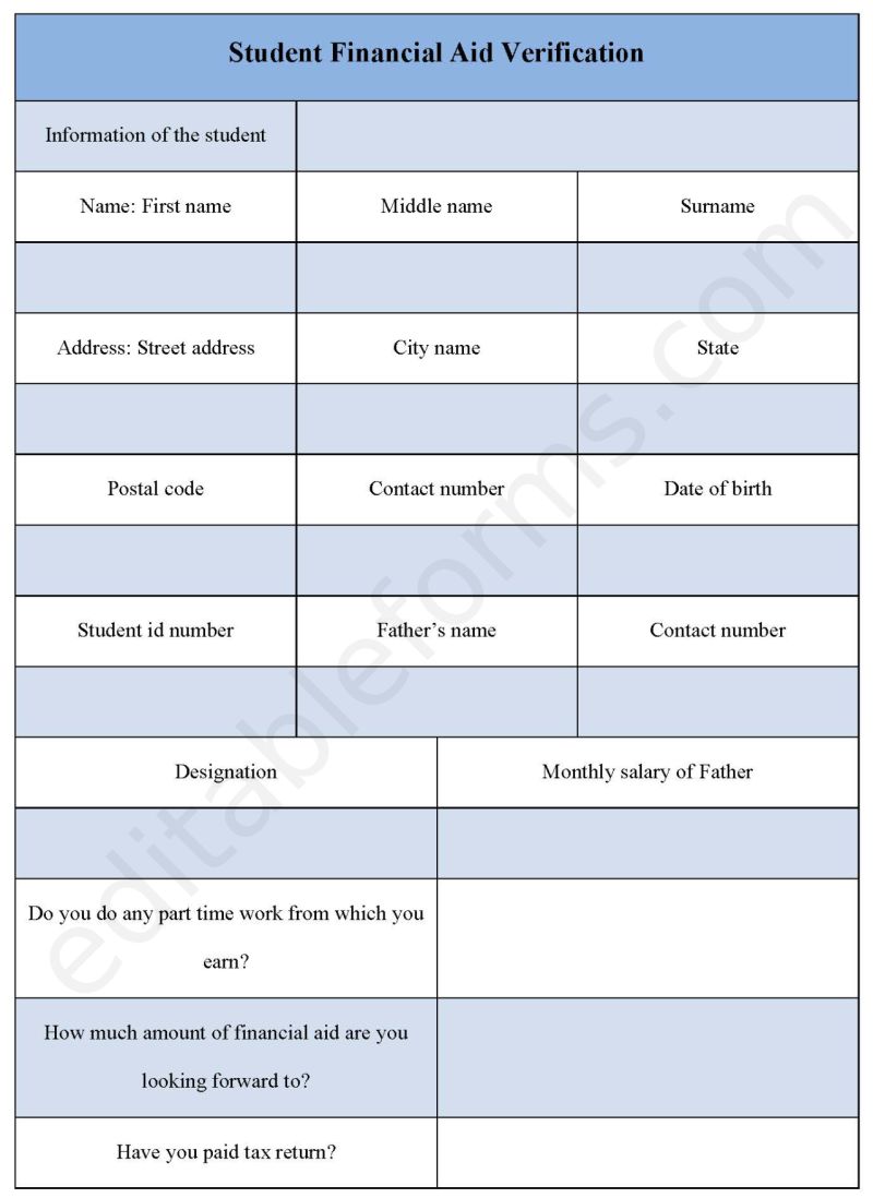 Student Financial Aid Verification Form Editable Pdf Forms - Download Artistic Mountain Background | Full HD