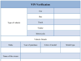 Vin Verification Form Editable Pdf Forms