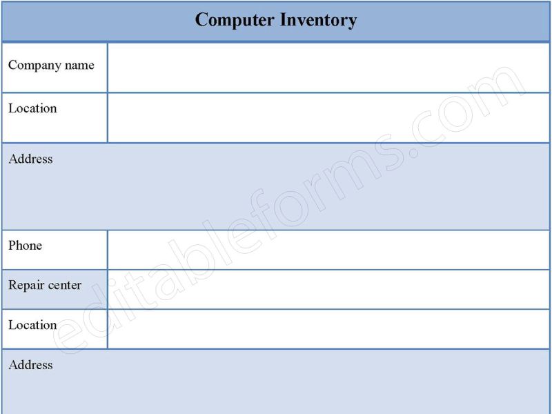 Software Inventory Form Editable Pdf Forms - Best Light Pictures in Mobile