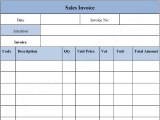 2024 Invoice Template Fillable Printable Form