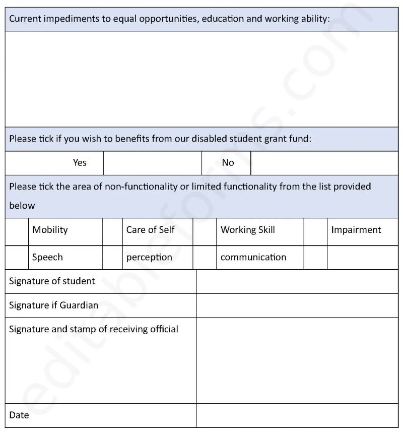 Disability Appeal Form Editable Pdf Forms - Light Texture Collection - Mobile Quality