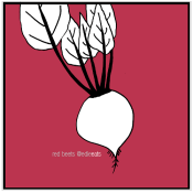 Roasted beet risotto with goat cheese and walnuts RECIPE RED BEETS illustration and recipe by EDIE EATS Food Blog by Edith Dourleijn