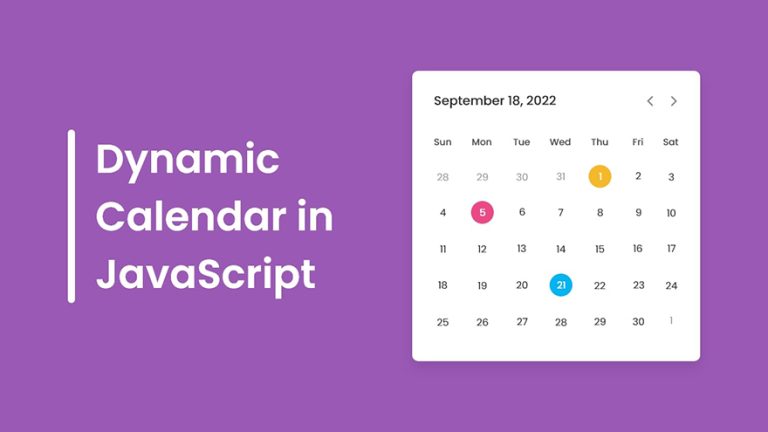 Build A Dynamic Calendar Using Html5 Css3 Javascript - Download Classic Space Picture | 8K