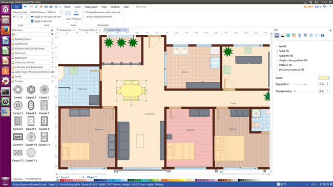 Sweet Floor Plan Software For Linux Design Floor Plan And Arrange Furniture Quickly