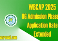 WBCAP 2025 UG Admission Phase-1- Application Date Extended