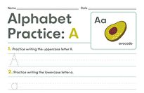 practice writing the alphabet worksheets educationcom