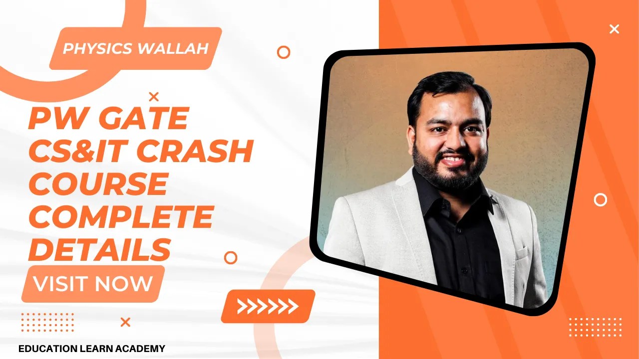 PW GATE CS&IT Crash Course Complete Details