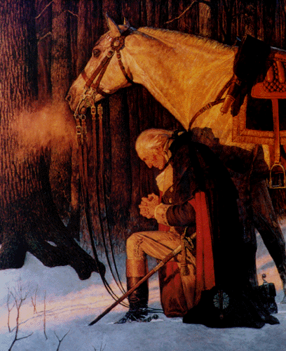 Washington at prayer