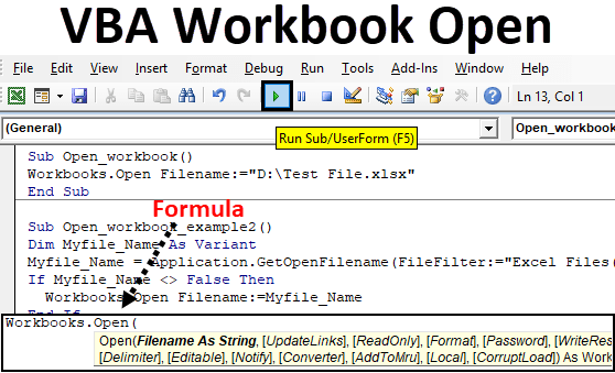 Excel vba open workbook from directory