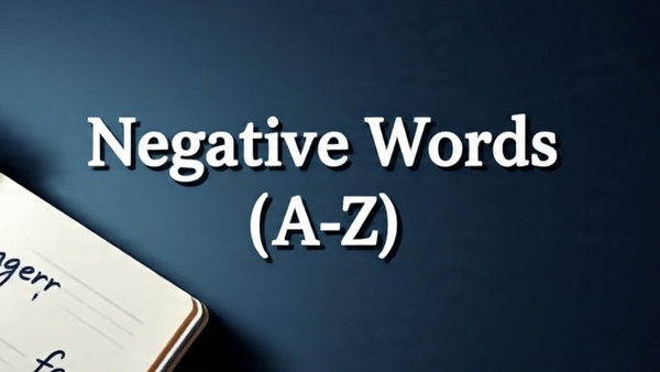 List of Negative Words