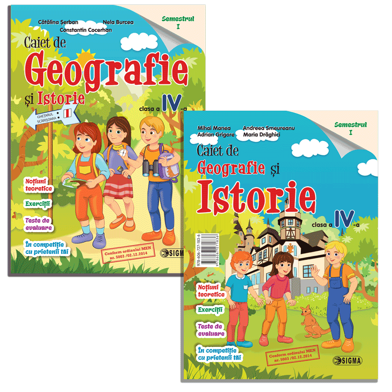 Caiet De PregÄtire La Istorie Si Geografie Clasa A Iv A Semestrul 1 Manuale Si Auxiliare Scolare