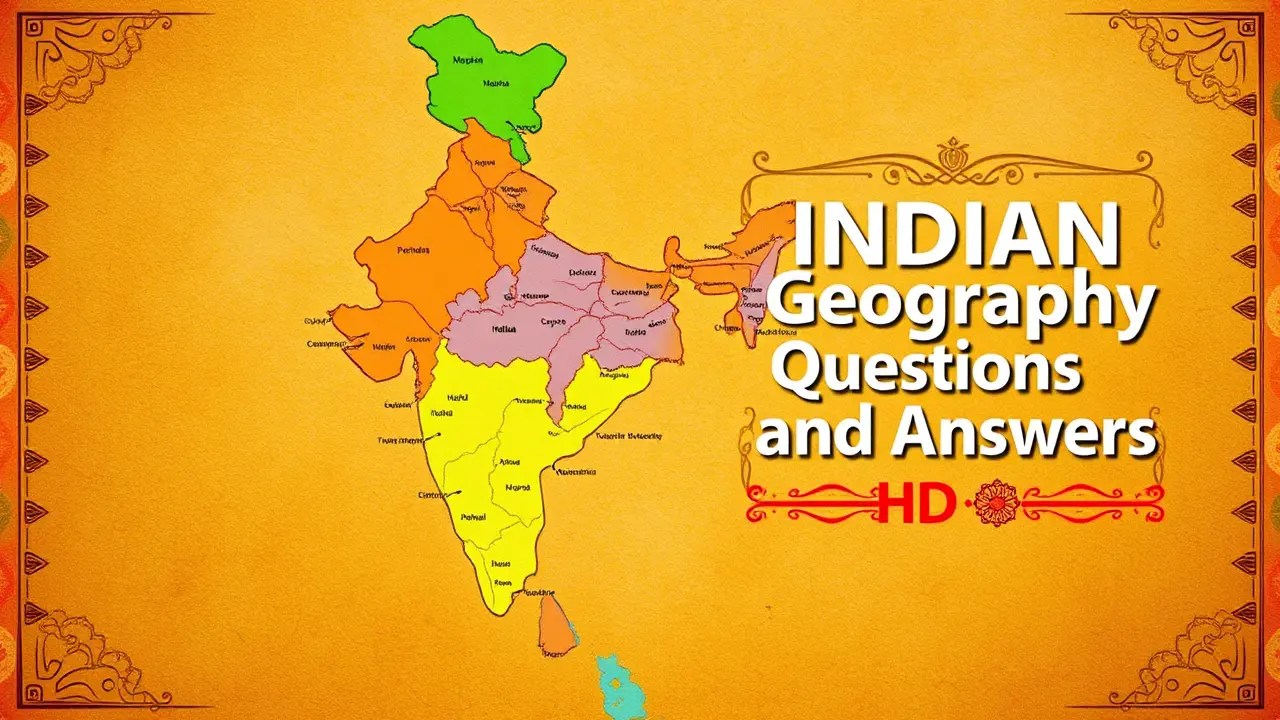 Indian Geography Questions and Answers PDF