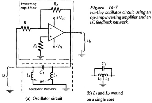 Hartley Oscillators Using Op Amp Bjt Hartley Oscillator