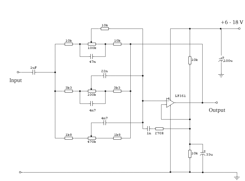 5 Band Graphic Equalizer Circuit Diagram Circuit Diagram