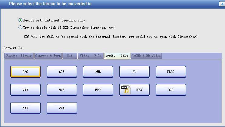 DVDVideoSoft  - convert video to mp3